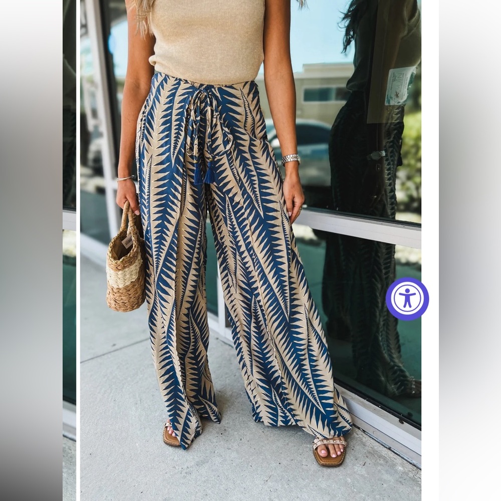 Paani Amalfi faux wrap pants